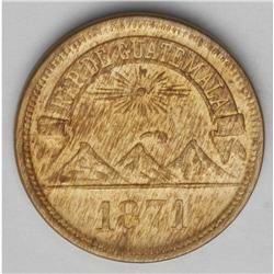 Republic-Decimal System - Trio of Centavos, KM196 1871, Republic-Decimal System - Trio of Centavos, 