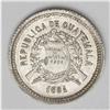 Republic 5 Centavos 1881, KM203, nice AU-UNC, lustrous Republic 5 Centavos 1881, 
