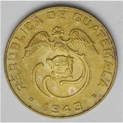 Republic - Pair of Centavos, KM251 1943, lustrous UNC, Republic - Pair of Centavos, 