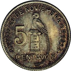 Republic Proof 5 Centavos 1928, KM238.2, Proof 63 NGC, Republic Proof 5 Centavos 1928, 