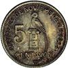 Image 1 : Republic Proof 5 Centavos 1928, KM238.2, Proof 63 NGC, Republic Proof 5 Centavos 1928, 