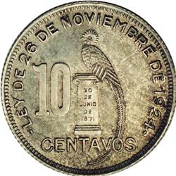 Republic Proof 10 Centavos 1928, KM239.2, Proof 63 NGC, Republic Proof 10 Centavos 1928, 