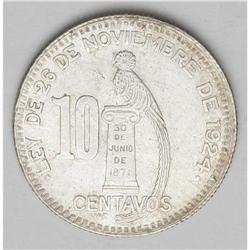 Republic 10 Centavos - Nice Trio, KM239.1 1925, choice Republic 10 Centavos - Nice Trio, 