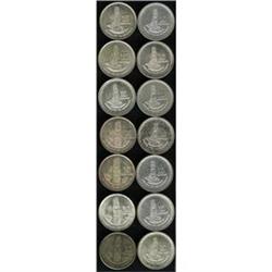 Republic 10 Centavos Selection, fourteen coins, all UNC Republic 10 Centavos Selection, 