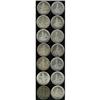 Image 1 : Republic 10 Centavos Selection, fourteen coins, all UNC Republic 10 Centavos Selection, 