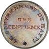 Image 2 : Republic of North Haiti. Pattern Copper Centieme 1807, Republic of North Haiti. Pattern Copper Centi