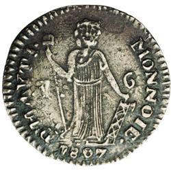 Republic of North Haiti. 7 Sols 6 Deniers 1807, KM3, VF Republic of North Haiti. 7 Sols 6 Deniers 18