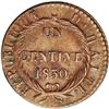 Image 1 : Republic Centime 1830-An 28, KMA21, MS61 NGC Brown, alt Republic Centime 1830-An 28, 