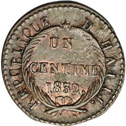 Republic Centime 1832-An 28, KMA21, MS61 NGC Brown, a c Republic Centime 1832-An 28, 