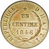 Image 1 : Republic Centime 1846-An 43, KM24, MS62 NGC Brown, abun Republic Centime 1846-An 43, 