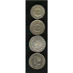 Republic 12 Centimes - Four Dates, KM11 An XI (1814), b Republic 12 Centimes - Four Dates, 