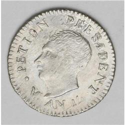 Republic 25 Centimes - Nice Trio, KM15 An 14 (1817), lu Republic 25 Centimes - Nice Trio, 