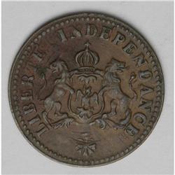 Empire - Faustin I - Pair of Copper Types, KM34 Centime Empire - Faustin I - Pair of Copper Types, 