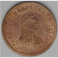 Empire - Faustin I Pattern 10 Centimes 1853-P, KM-Pn51, Empire - Faustin I Pattern 10 Centimes 1853-