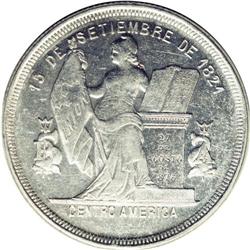 Republic 50 Centavos 1884, KM51, MS63 NGC, a choice coi Republic 50 Centavos 1884, 
