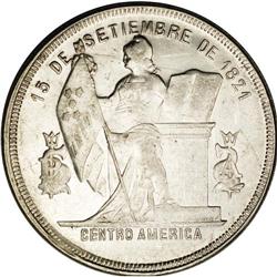 Republic 50 Centavos 1886, KM51, AU55 NGC, exceptionall Republic 50 Centavos 1886, 