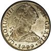 Image 1 : Carlos III 8 Reales 1779Mo-FF, KM106.2, MS63 NGC, a cho Carlos III 8 Reales 1779Mo-FF, 