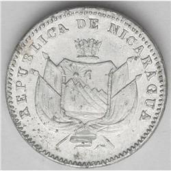 Republic Aluminum Pattern Centavo 1892, KM-Pn6, UNC wit Republic Aluminum Pattern Centavo 1892, 