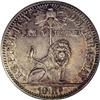 Image 1 : Republic Silver Pattern 10 Reales 1855, KM-Pn8, MS62 NG Republic Silver Pattern 10 Reales 1855, 