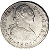 Image 1 : Carlos IV 2 Reales 1801-IJ, KM95, MS64 NGC, a remarkabl Carlos IV 2 Reales 1801-IJ, 
