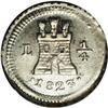 Image 1 : Ferdinand VII 1/4 Real 1823-L, KM108, MS62 NGC, slightl Ferdinand VII 1/4 Real 1823-L, 