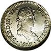 Image 1 : Ferdinand VII 1/2 Real 1818-JP, KM113.2, MS63 NGC, a su Ferdinand VII 1/2 Real 1818-JP, 