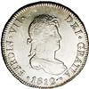 Image 1 : Ferdinand VII 2 Reales 1812-JP, KM115.1, MS63 NGC, full Ferdinand VII 2 Reales 1812-JP, 