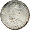 Image 1 : Ferdinand VII 8 Reales 1821-JP, KM117.1, MS61 NGC, well Ferdinand VII 8 Reales 1821-JP, 