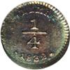 Image 1 : Republic 1/4 Real 1832 Lima, KM143.1, MS64 NGC, deeply Republic 1/4 Real 1832 Lima, 
