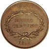 Image 2 : Republic Copper Pattern 1/2 Centimo 1855, KM-Pn6, Proof Republic Copper Pattern 1/2 Centimo 1855, 