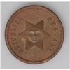 Image 3 : Republic Copper Pattern Centimo 1855, KM-Pn7, prooflike Republic Copper Pattern Centimo 1855, 