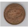 Image 4 : Republic Copper Pattern Centimo 1855, KM-Pn7, prooflike Republic Copper Pattern Centimo 1855, 