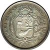 Republic Silver Pattern 20 Centimos 1855, KM-Pn11, Proo Republic Silver Pattern 20 Centimos 1855-MB,