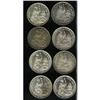 Image 2 : Republic 1/2 Dinero Date Selection, KM206, eight coins, Republic 1/2 Dinero Date Selection, 