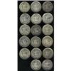 Image 1 : Republic 1/2 Dinero Date Collection, seventeen coins, a Republic 1/2 Dinero Date Collection, 