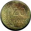 Image 4 : Republic 20 Centavos 1943, KM215a.1, MS63 NGC, deeply t Republic 20 Centavos 1943, 