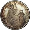 Image 1 : Republic Silver Pattern Dinero 1886 Lima, KM-PnB26, Pro Republic Silver Pattern Dinero 1886 Lima, 