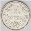 Image 1 : Republic 12 1/2 Centimos 1896, KM28, nice UNC, lightly Republic 12 1/2 Centimos 1896, 