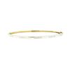 Image 1 : 0.25 ctw Diamond Bangle Bracelet - 14KT Yellow Gold