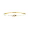 Image 2 : 0.25 ctw Diamond Bangle Bracelet - 14KT Yellow Gold