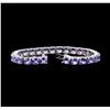 Image 3 : 27.02 ctw Tanzanite Bracelet - 14KT White Gold