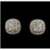 Image 1 : 2.20 ctw Diamond Earrings - 14KT White Gold