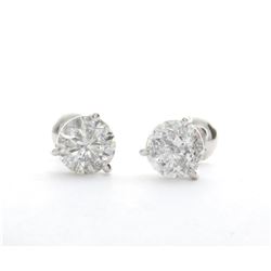 2.01 ctw Diamond Studs
