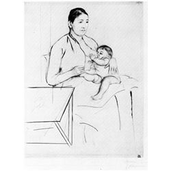 Mary Cassatt - Nursing