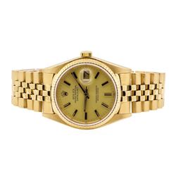 Rolex Oyster Perpetual Datejust Wrist Watch - 18KT Yellow Gold