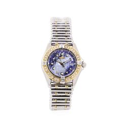 Breitling 0.50 ctw Diamond Callisto Wristwatch - Stainless Steel and 18KT Yellow