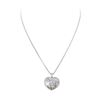 Image 1 : 0.86 ctw Diamond and Mother of Pearl Pearl Enhancer And Chain - 14KT White Gold