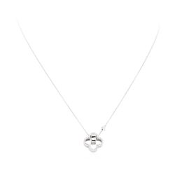 0.44 ctw Diamond Pendant And Chain - 14KT White Gold