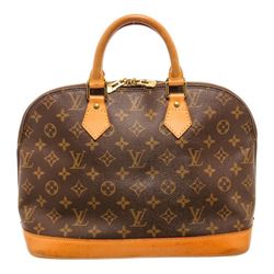 Louis Vuitton Monogram Canvas Leather Alma MM Handbag