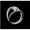 Image 4 : 0.62 ctw Diamond Ring - 14KT White Gold